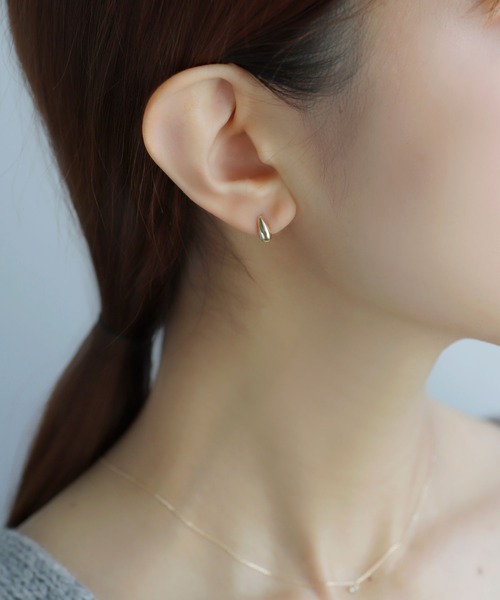 ANEMONE アネモネ　ミニフープピアス［K10］ ANEMONE ピアス ミニフープピアス「K10」 レディース : ZOZOTOWN
