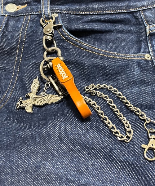 1004ST ウォレットチェーン レザー デザイン : ZOZOTOWN Yahoo
