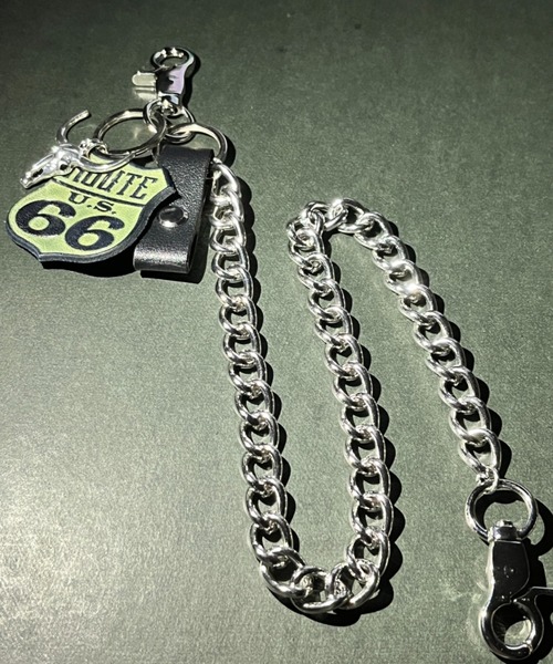 1004ST ウォレットチェーン レザー デザイン : ZOZOTOWN Yahoo