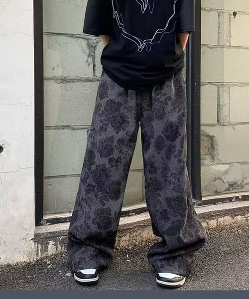 パンツ 「セットアップ対応」花柄パンツ レディース : ZOZOTOWN