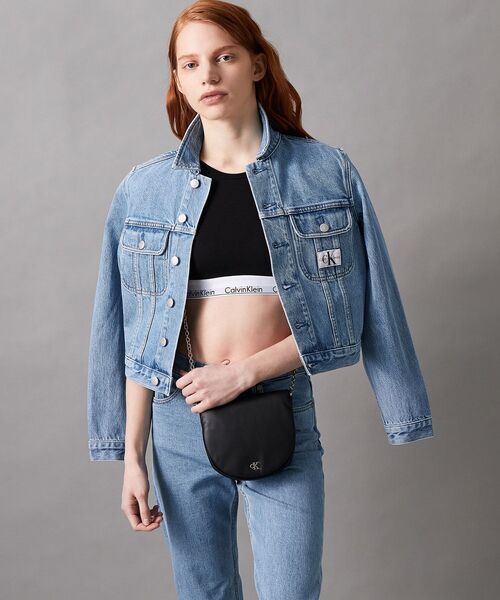 【 】◆CKJ チェーンサドルミニバッグ◆送料無料◆ Calvin Klein ショルダーバッグ バッグ チェーンサドルミニ