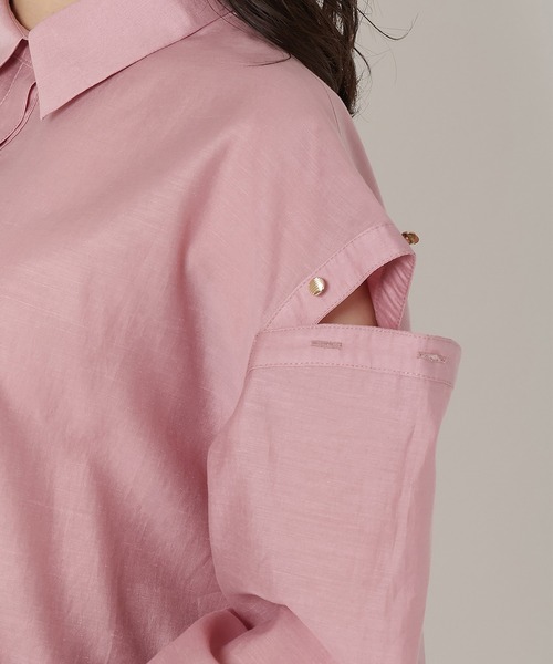 レディアゼル シャツ New arrival--- 🏷️20022411100040 ジップ刺繍シャツ ¥8,900+tax