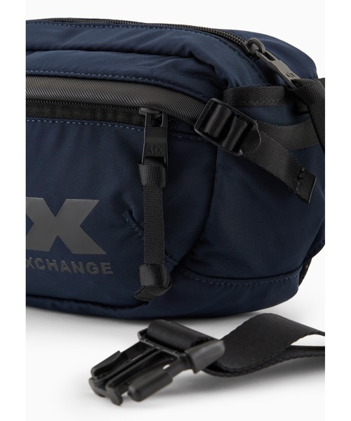 関送込♪ARMANI EXCHANGE/AXロゴ ミニウエストバッグ ARMANI EXCHANGE ウエストポーチ 「A|X アルマーニ