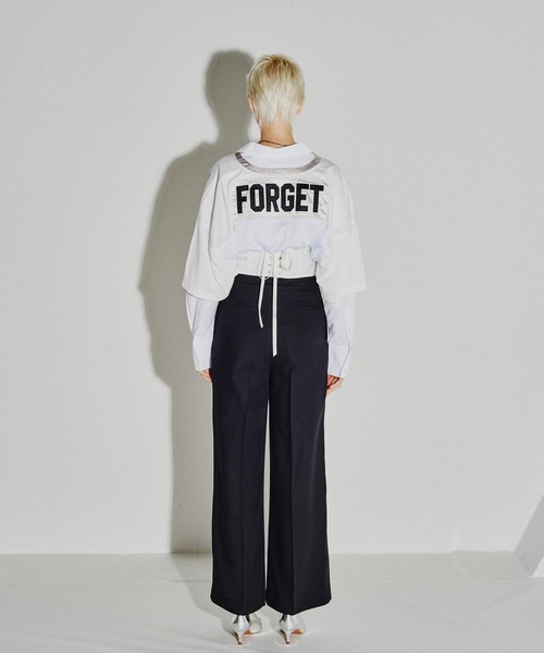 tシャツ メッシュ サッカージャージ FMN-24SS-CS-002 レディース forget-me-nots tシャツ メッシュ サッカージャージ FMN-24SS-CS