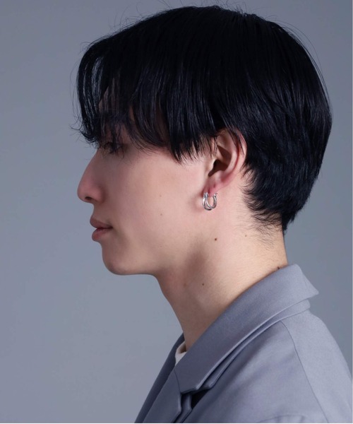 LION HEART シルバー925 クロッシングピアス　2個セット LION HEART ピアス LH for Gift クロッシングピアス/overlapping