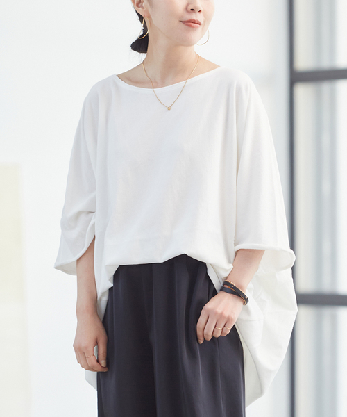 【新品】Plage プラージュ＃sweat drape Tシャツ plage（プラージュ）の「sweat drape Tシャツ◇（Tシャツ