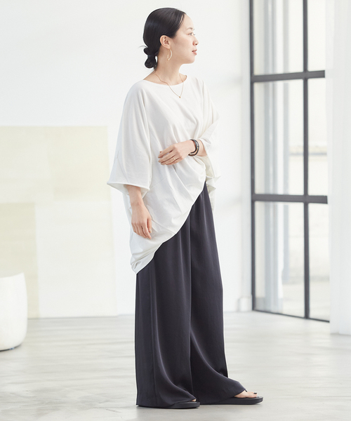 plage tシャツ Tシャツ 「WEB限定追加」Sweat drape レディース