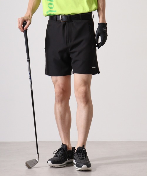 新品SaturdaysGolf SaturdaysNYC接触冷感ハーフパンツXL FUNALIVE パンツ 接触冷感ゴルフショートパンツ メンズ
