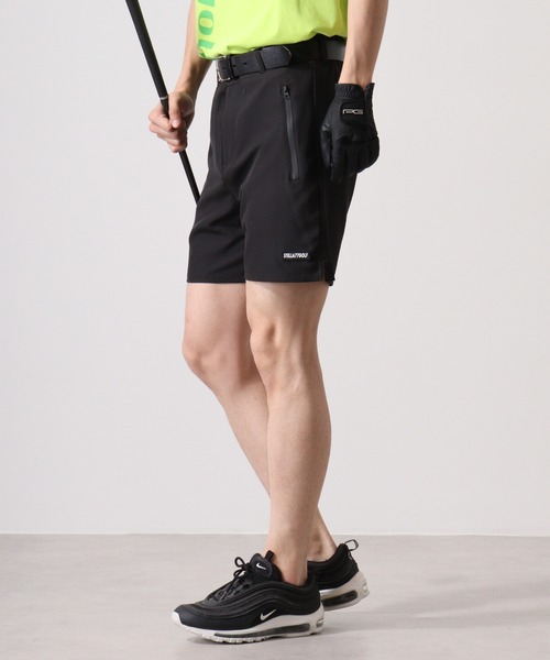   GOLF　接触冷感　ロゴ ショートパンツ STELLA77GOLF パンツ 接触冷感ゴルフショートパンツ メンズ