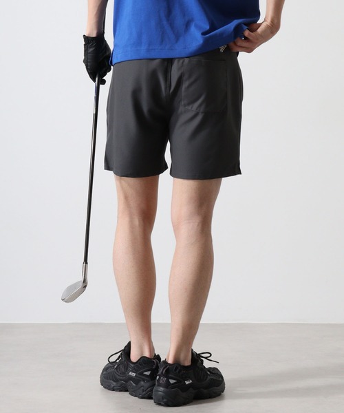   GOLF　接触冷感　ロゴ ショートパンツ FUNALIVE パンツ 接触冷感ゴルフショートパンツ メンズ