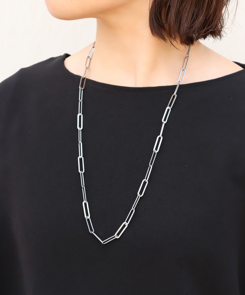 ネックレス 金属アレルギー対応「ieLS」ステンレス オーバルチェーン