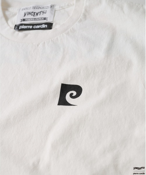 tシャツ VINCENT50 Pierre BACK LOGO TEE / バンソンサンカント ピエール バックロゴ ティー レディース メンズ Port tシャツ VINCENT50 Pierre BACK LOGO TEE / バンソンサン
