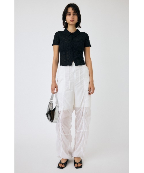 ポロシャツ ポロ LACY SWITCHING トップス レディース MOUSSY ポロシャツ ポロ LACY SWITCHING トップス レディース