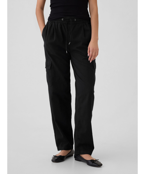 GAP カーゴパンツ ツイル イージーカーゴパンツ レディース