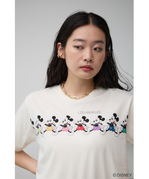 AZUL BY MOUSSY（アズールバイマウジー） tシャツ 半袖 JM ミッキーT