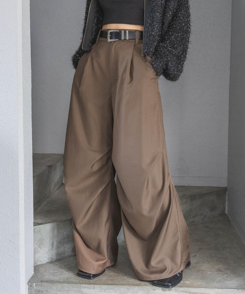 PAGEBOY パンツ リベットタックパンツ レディース : ZOZOTOWN