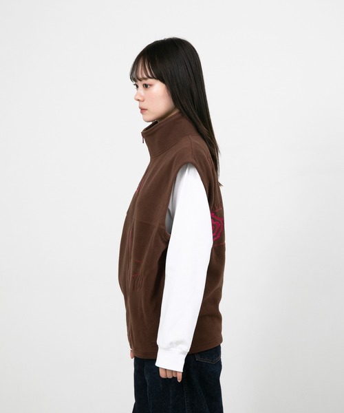 ベスト ジレ UKABU STORE×CommonNoun ”NATURE”norahi フリースベスト New Color レディース メンズ
