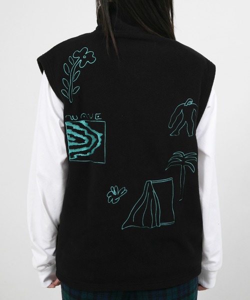 ベスト ジレ UKABU STORE×CommonNoun ”NATURE”norahi フリースベスト New Color レディース メンズ