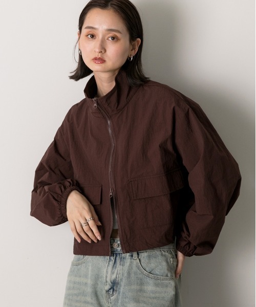 ad thie（アドティエ） ブルゾン アウター スタンドカラー ナイロン