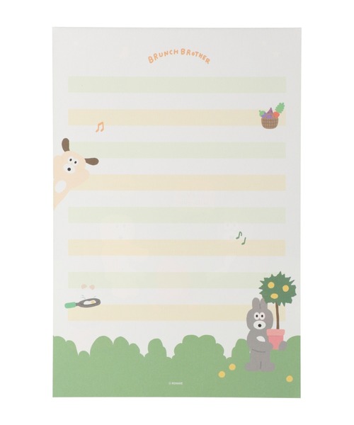 Brunch Brother（ブランチブラザー） 文房具 レターセット/ブランチ
