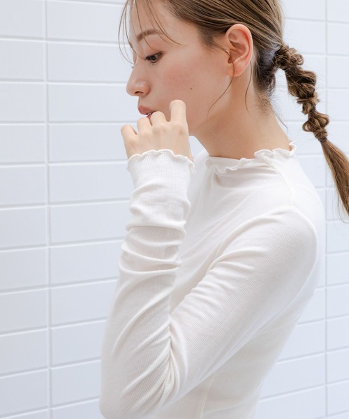 LAKOLE（ラコレ） tシャツ メローエッジタートルプルオーバー / 141186