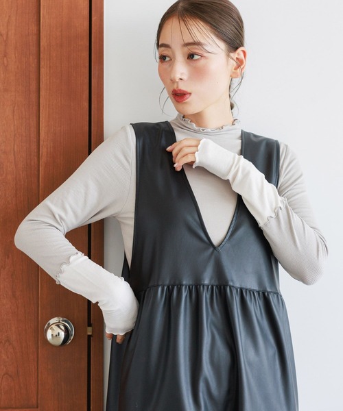 LAKOLE（ラコレ） tシャツ メローエッジタートルプルオーバー / 141186