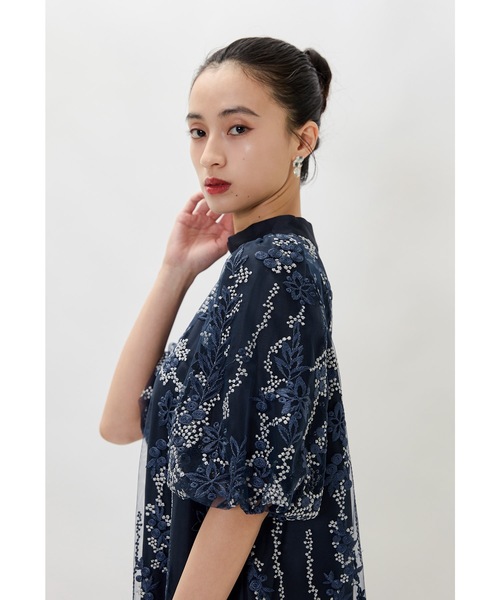 niana ドレス 刺繍レースAラインドレス マタニティ 妊婦 結婚式
