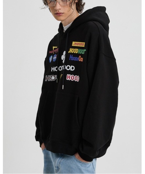 【HOODHOOD】Parody Logo Hood 2色 パロディロゴフーディー - HOODHOOD | 60% - アジアファッション通販