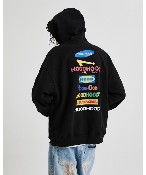 【HOODHOOD】Parody Logo Hood 2色 HOODHOOD パーカー 「UNISEX」HOODHOOD／Parodyロゴフーディー