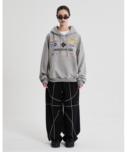 【HOODHOOD】Parody Logo Hood 2色 パロディロゴフーディー - HOODHOOD | 60% - アジアファッション通販