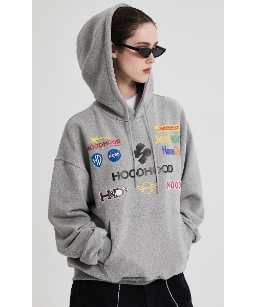 【HOODHOOD】Parody Logo Hood 2色 HOODHOOD パーカー 「UNISEX」HOODHOOD／Parodyロゴフーディー