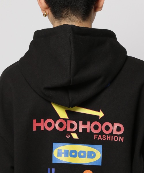 【HOODHOOD】Parody Logo Hood 2色 UNISEX】HOODHOOD／Parodyロゴフーディー（ウラケ） | [公式
