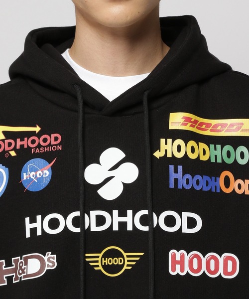 【HOODHOOD】Parody Logo Hood 2色 HOODHOOD パーカー 「UNISEX」HOODHOOD／Parodyロゴフーディー