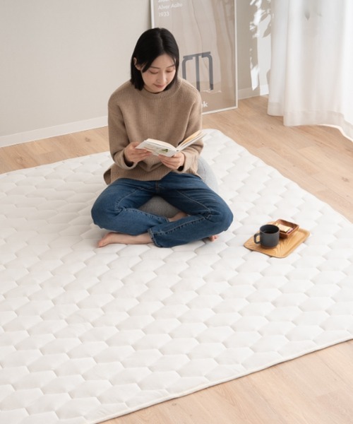 東京家具 ラグ ラグマット 「至福の睡眠」リビングで寝るパッド/130