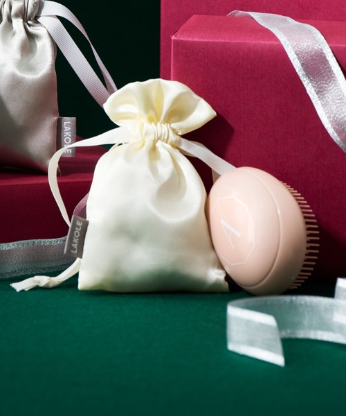 semon♡セット LAKOLE（ラコレ） コスメセット コフレ イニシャルヘアブラシ＆巾着