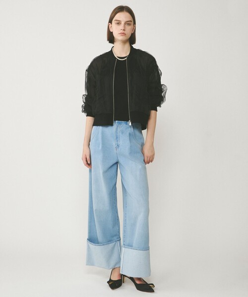 Diagram ブルゾン アウター チュールギャザーブルゾン レディース