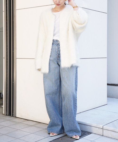 Deuxieme Classe カーディガン PORTMIX クルーネック レディース