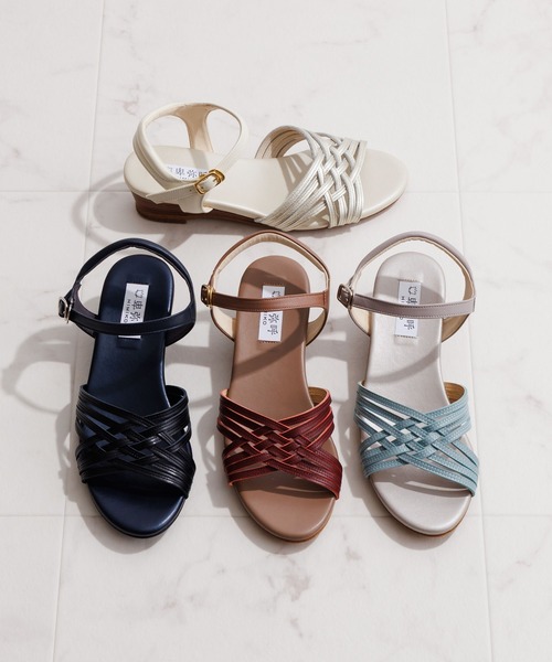 卑弥呼サンダル　美品　23.5 卑弥呼 サンダル 「Made in Japan」「卑弥呼」マルチストラップ