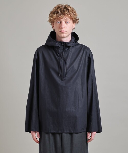 LOEFF ブラウス シャツ 「LOEFF」コットン ブロード フード