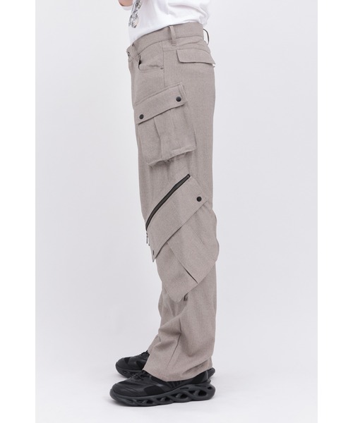 カーゴパンツ TORNADO MART∴ストレッチオックスワイドカーゴパンツ