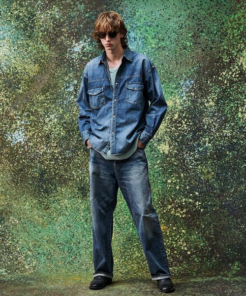 ジーンズ SELVEDGE DENIM PANTS / VINTAGE WASHED メンズの画像