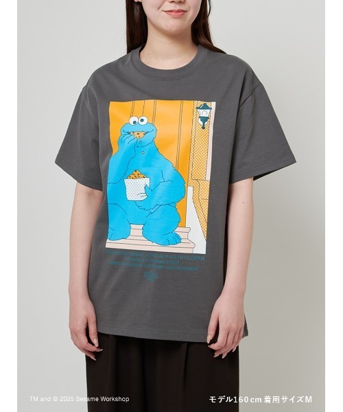 SESAME STREET（セサミストリート） tシャツ 「UNISEX」クッキー