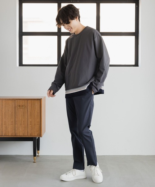 GLOBAL WORK（グローバルワーク） パンツ スゴラクストレッチスリム