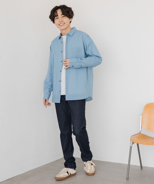 GLOBAL WORK Smile Seed Store｜TRストレッチタックテーパード