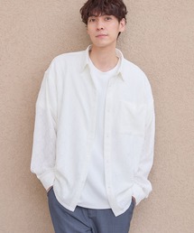 シャツ レースデザイン長袖シャツ / 321389 メンズ｜ZOZOTOWN Yahoo!店