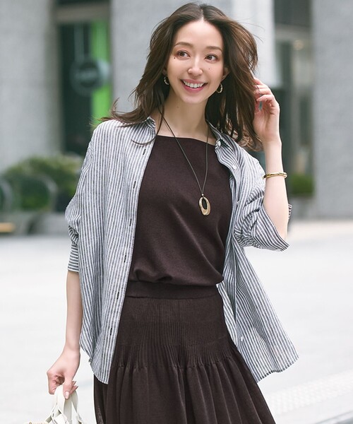 最終価格です❤️【新品未使用】23区　リベコ　シャツブラウス　36サイズ 23区 ブラウス シャツ LIBECO ベーシック レディース : ZOZOTOWN