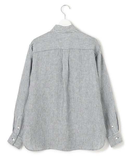 23区 LIBECO ベーシック シャツ ホワイト XS 24SS Oggi8月号掲載/洗える】LIBECO ベーシック シャツ / 23区