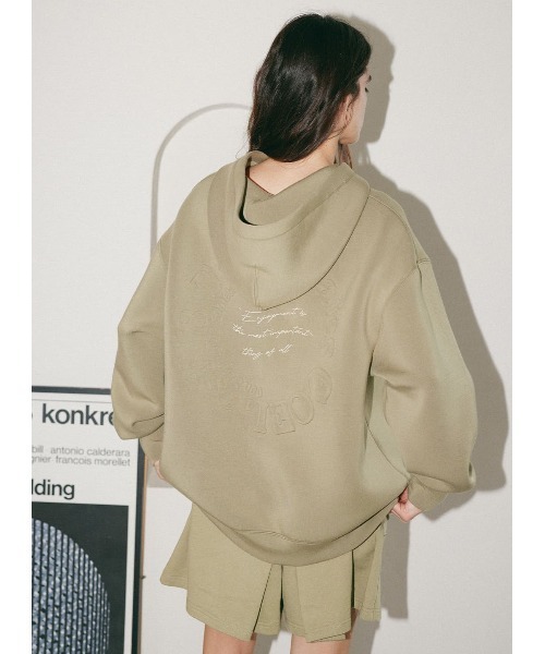 COEL（コエル） パーカー エンボスバックロゴフーディ レディース