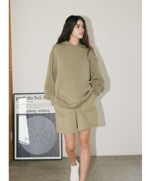 COEL（コエル） パーカー エンボスバックロゴフーディ レディース