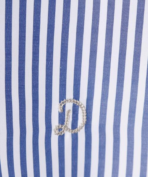 ブラウス シャツ 「洗える/ストライプ柄」オーバーシルエットクレリックシャツ レディース DRESSTERIOR ブラウス シャツ 「洗える/ストライプ柄」オーバー